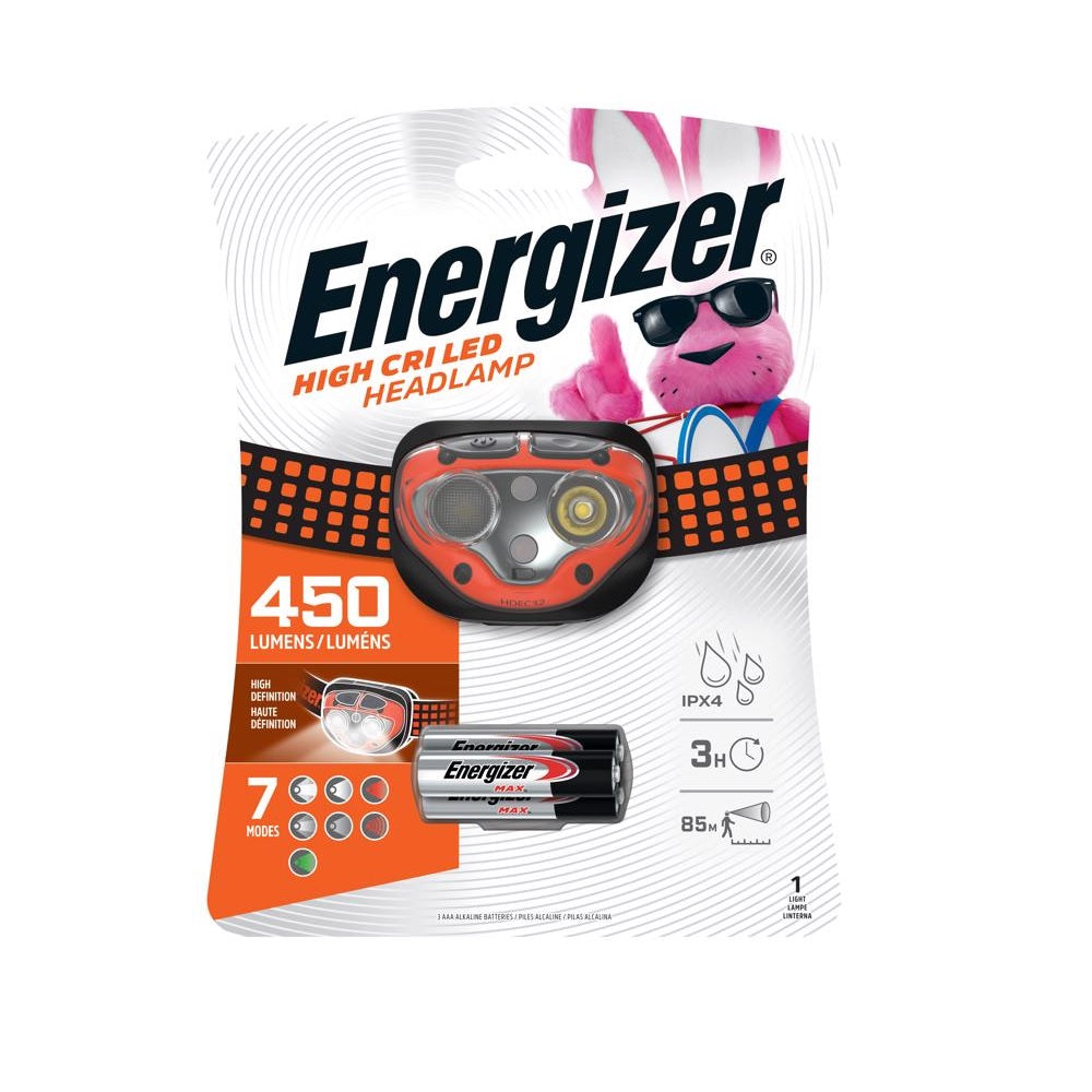 Energizer ENHDEC32E Vision Ultra High CRI LED Head Lamp, 450 Lumens