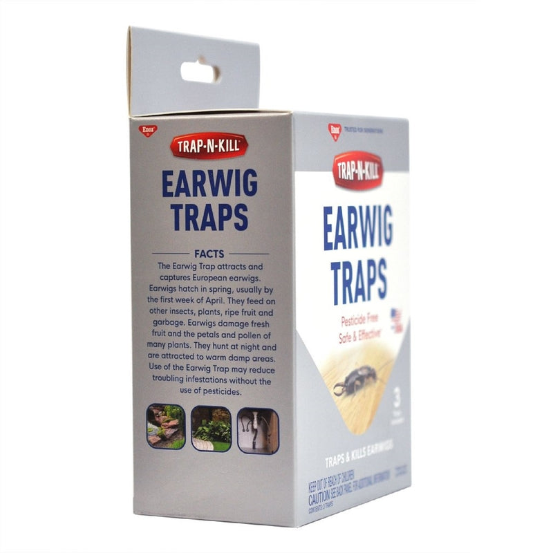Enoz ET4300.4T Trap-N-Kill Earwig Trap, Pack of 3