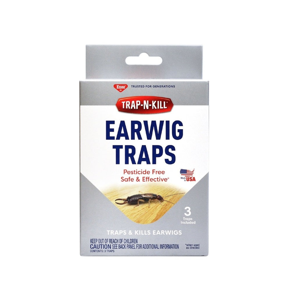 Enoz ET4300.4T Trap-N-Kill Earwig Trap, Pack of 3