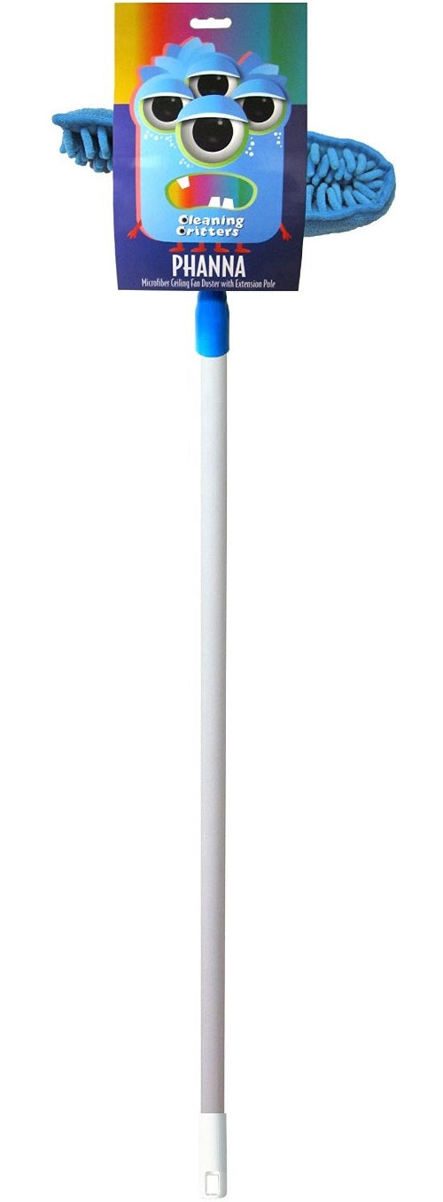 Ettore 32001 Microfiber Ceiling Fan Duster With Extension Pole