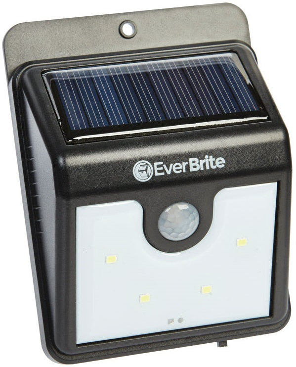 Ever Brite BRITE-MC12/4 Motion Activated LED Solar Light, Black
