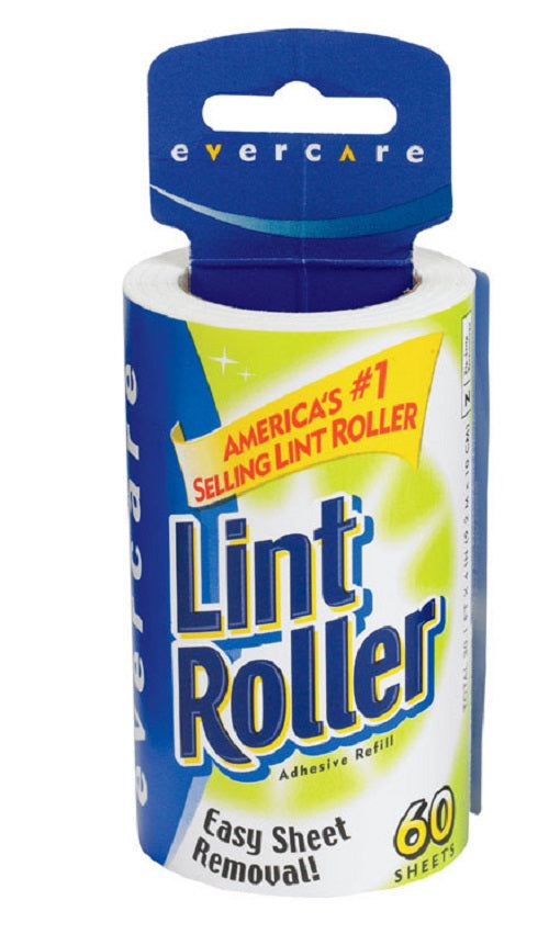 Evercare 1062 Lint Roller Refill, 60 sheets per roll