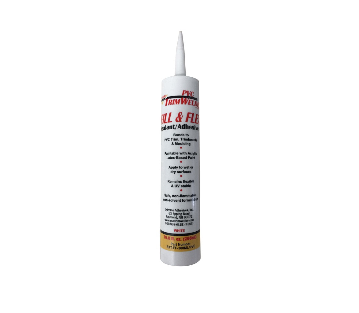 Extreme Adhesives EXT-FF-300ML Fill & Flex PVC Adhesive Sealant, 10 Oz.