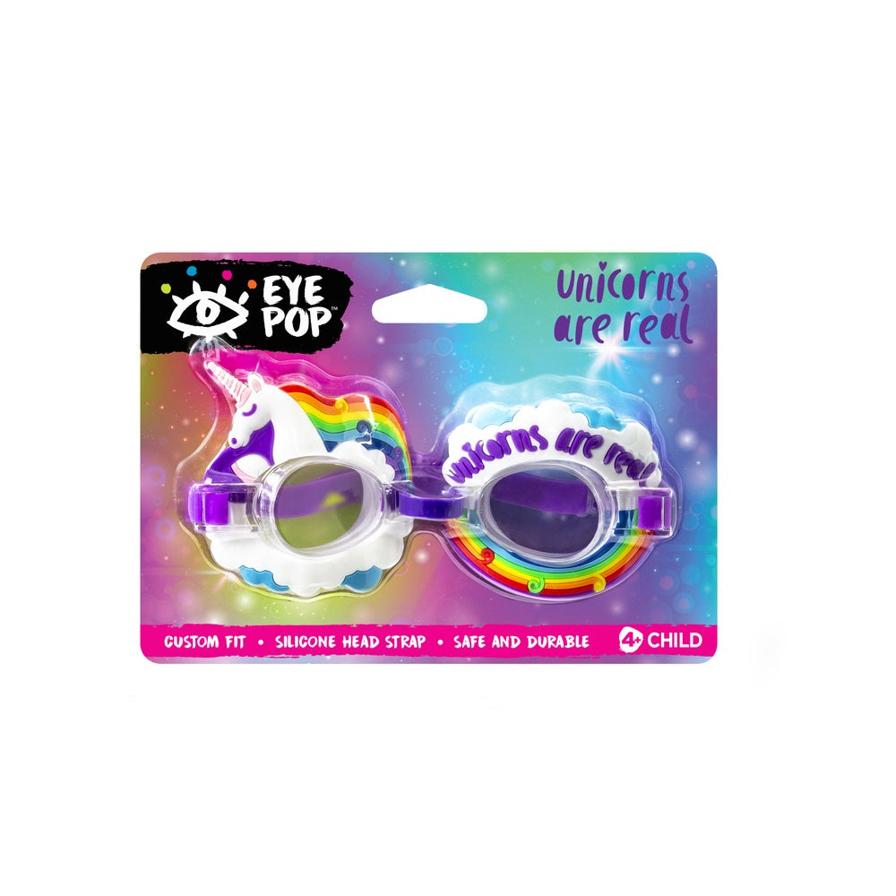 Eye Pop ASG16199 Unicorns Are Real Child Goggles, Multicolored
