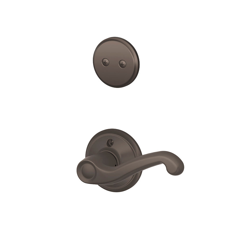 Schlage F94 FLA LH 613 Flair Left Hand Dummy Interior Trim, Oil Rubbed Bronze, Zinc