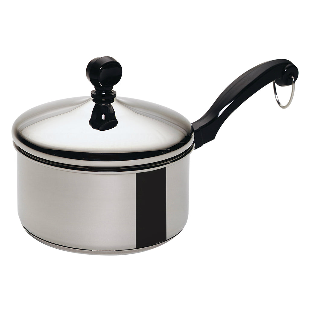 Farberware 50000 Stainless Steel Covered Saucepan, 1 Quart