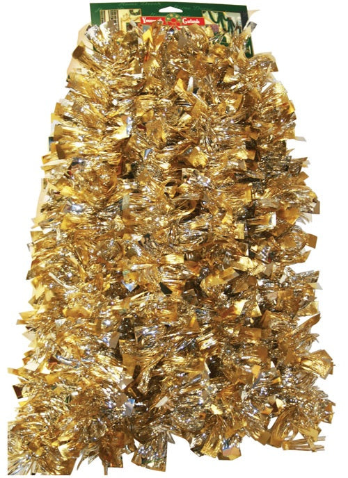 FC Young BOA-EGO Christmas Garland, 2" x 12', Gold