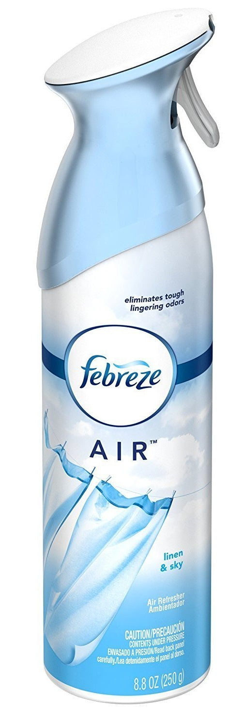 Febreze 3700096256 Air Effects Air Freshener, Linen and Sky, 8.8 Oz