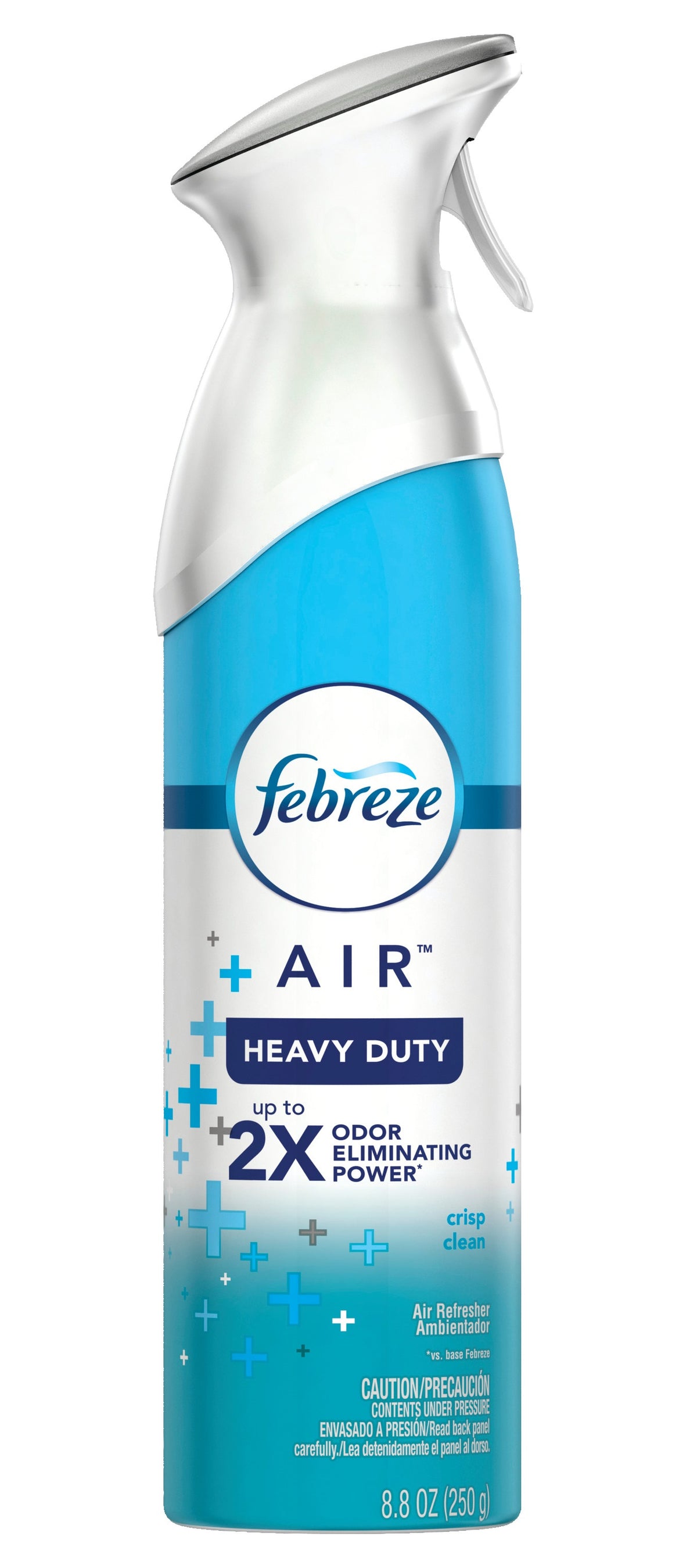 Febreze 97567 Heavy Duty Air Freshener, Crisp & Clean, 8.8 oz
