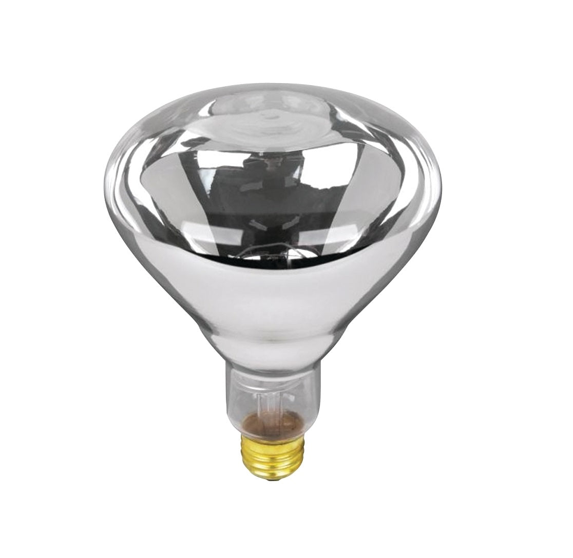 Feit Electric 125R40/1 Incandescent Heat Lamp, 125 watt, Clear Lamp