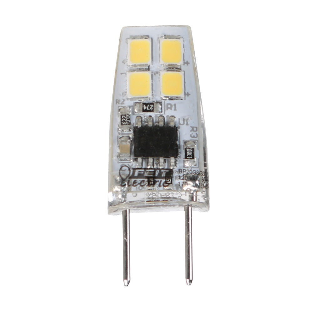Feit Electric BP20G8/830/LED T4 LED Bulb, Warm White, 20 W
