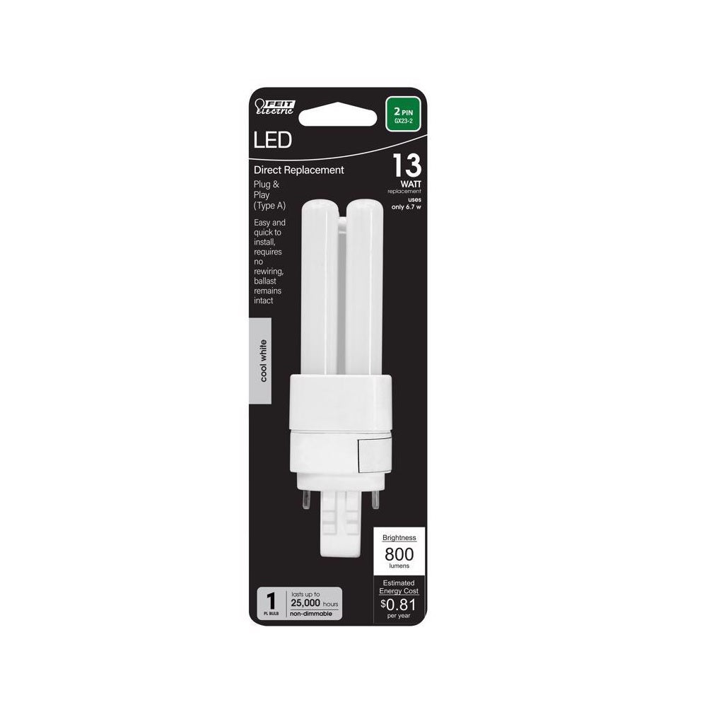 Feit Electric BPPLD13841LED LED Light Bulb, 5 Watts