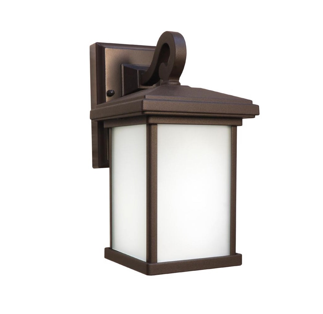 Feit Electric LAN11SQ/SYNC/BZ OneSync Dusk to Dawn LED Wall Lantern, Bronze