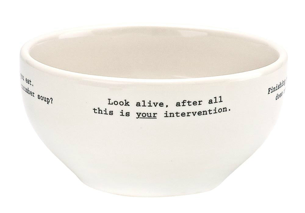 Fish's Eddy ANFB742P464 Intervention-ware Cereal Bowl, 22 Oz.