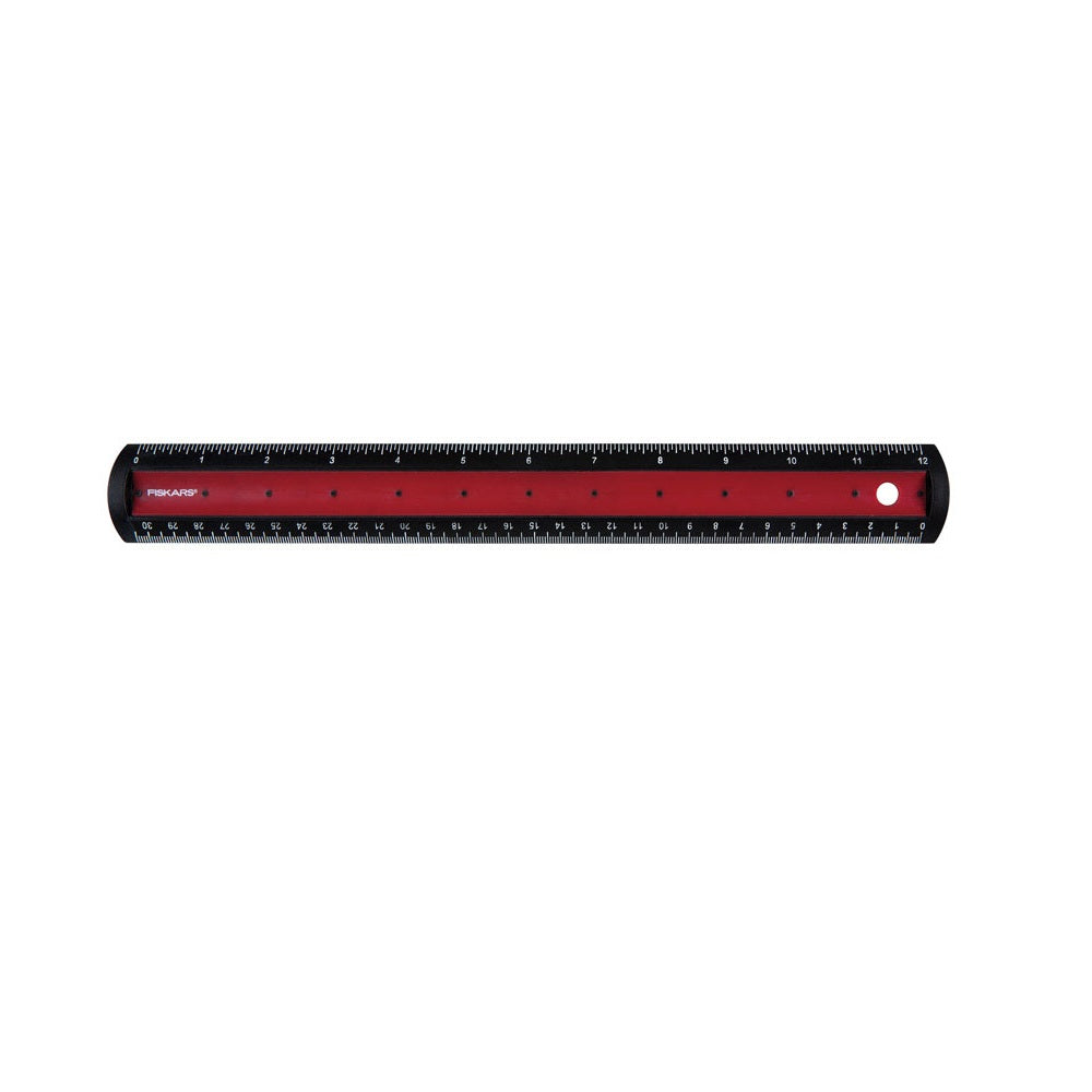 Fiskars 187100-1001 Metric and SAE Ruler, Plastic