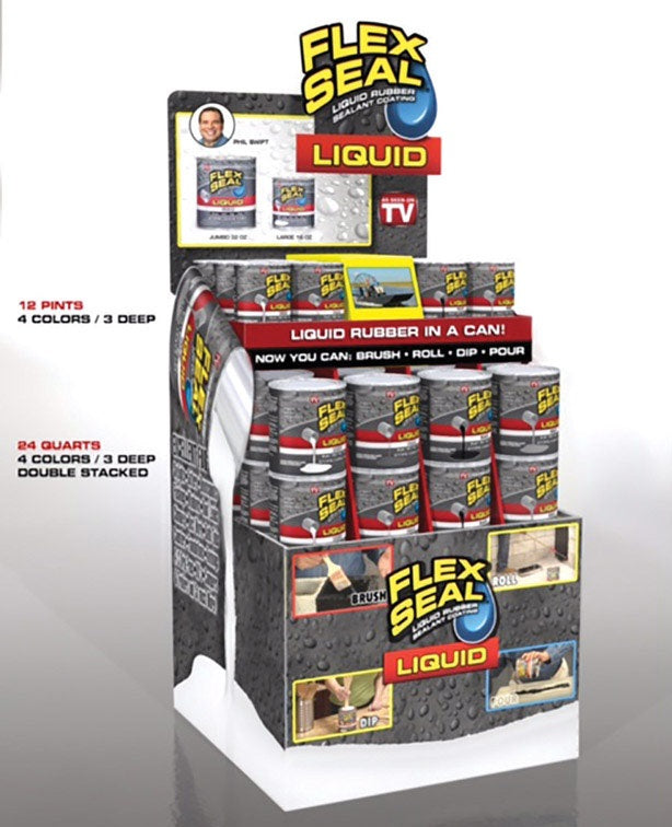 Flex Seal LFSMIX-36 As Seen on TV Rubber Sealant, Multi Color