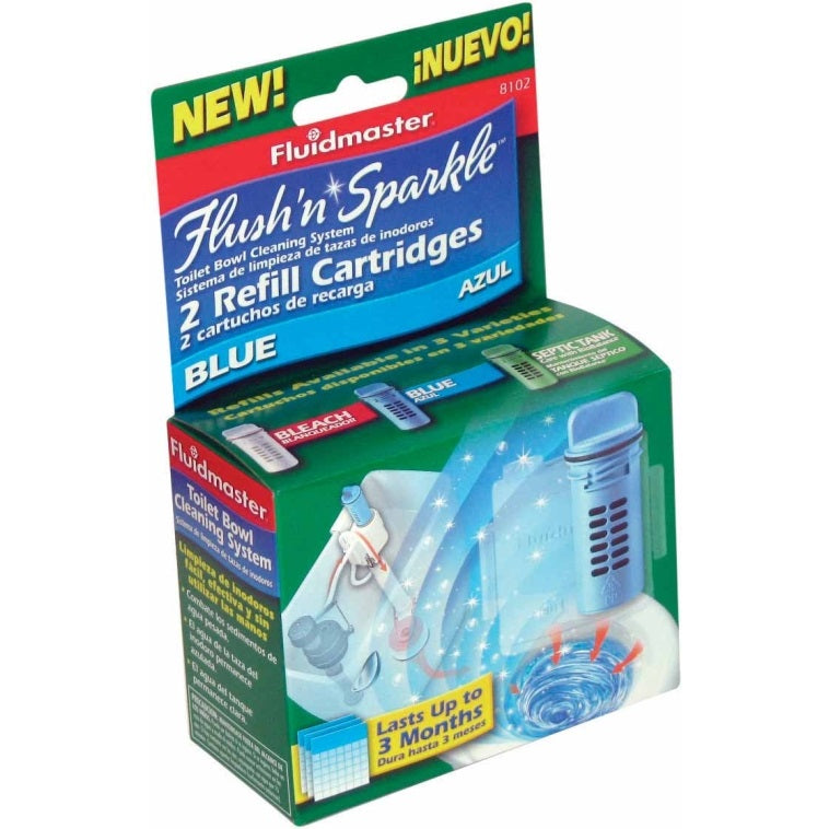 Fluidmaster 8102P8 Flush 'N' Sparkle Refill Cartridges