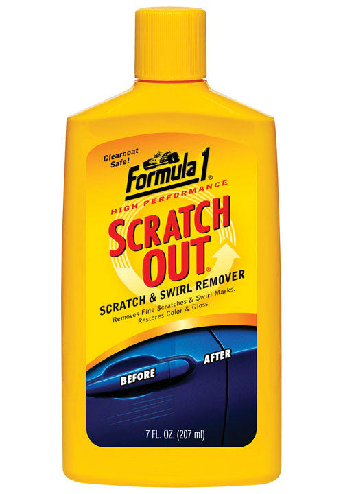 Formula 1 614955 Scratch Out Scratch & Swirl Remover Liquid, 7 Oz. Bottle
