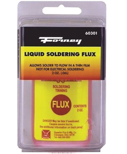 Forney 60301 Liquid Soldering Flux, Red, 2 Oz
