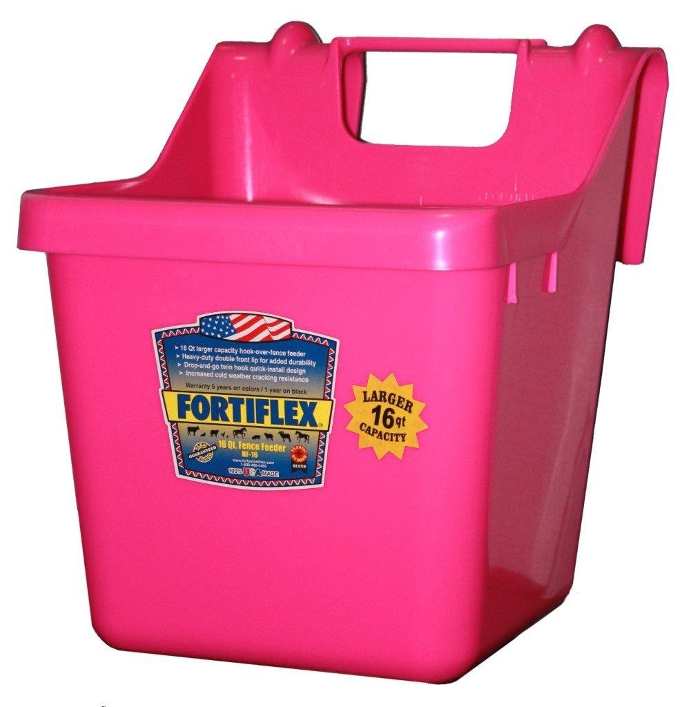Fortex/Fortiflex 1301612 Fence Bucket, 16 Qt, Pink