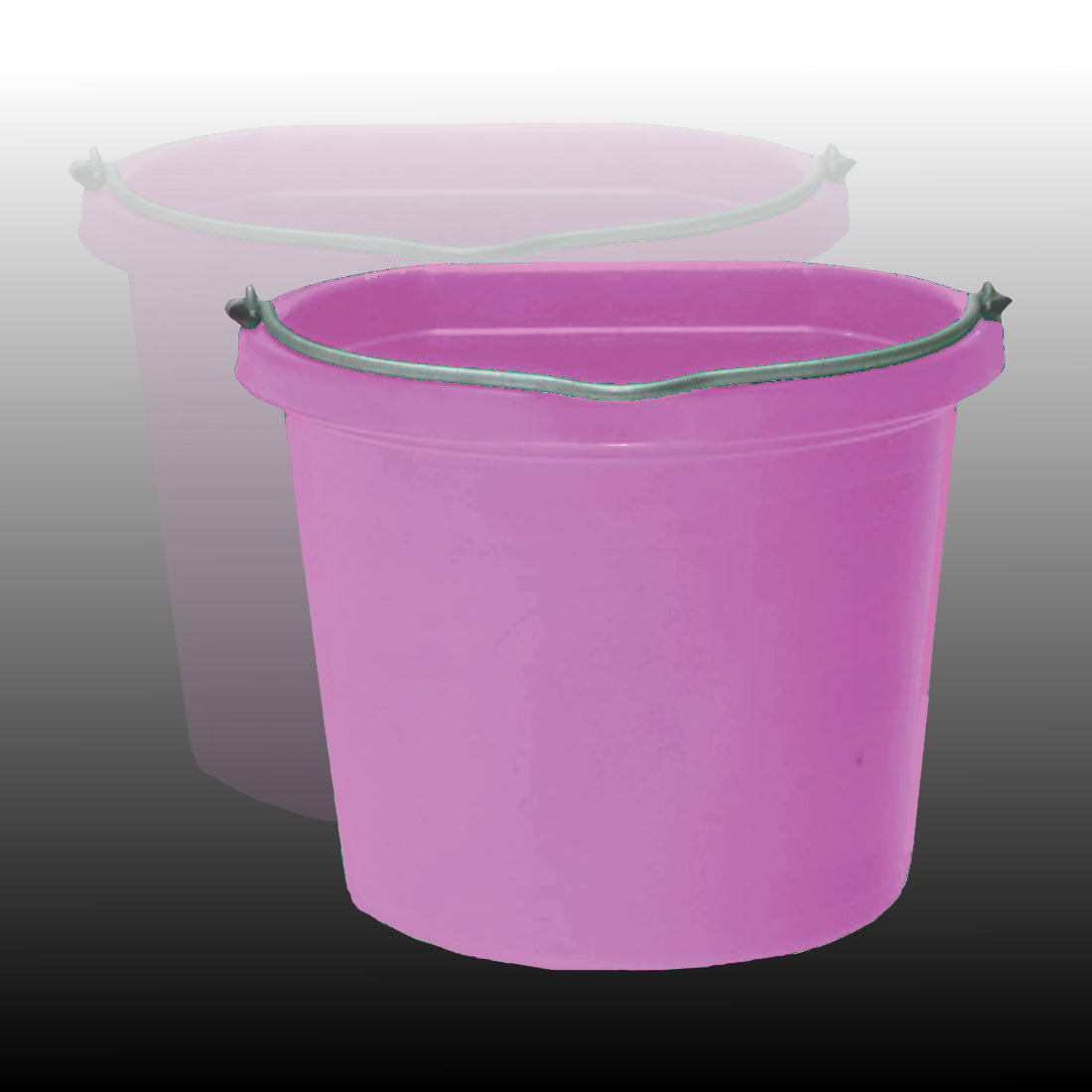 Fortex/Fortiflex 1302012 Flat Back Bucket, 20 Quart