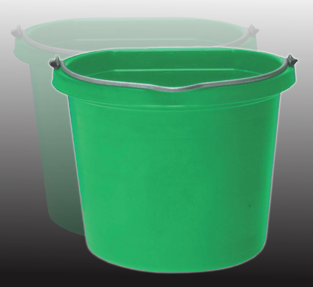 Fortex/Fortiflex 1302043 Flat Bucket, 20 Qt, Green