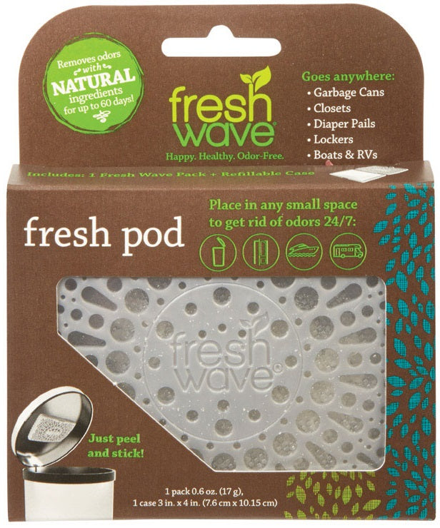 Fresh Wave 018 Odor Eliminating Fresh Pod With Case, Pearl, 0.6 Oz