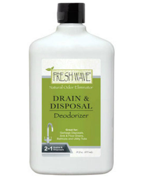 Fresh Wave 085 Drain & Disposal Deodorizer, 16 Oz