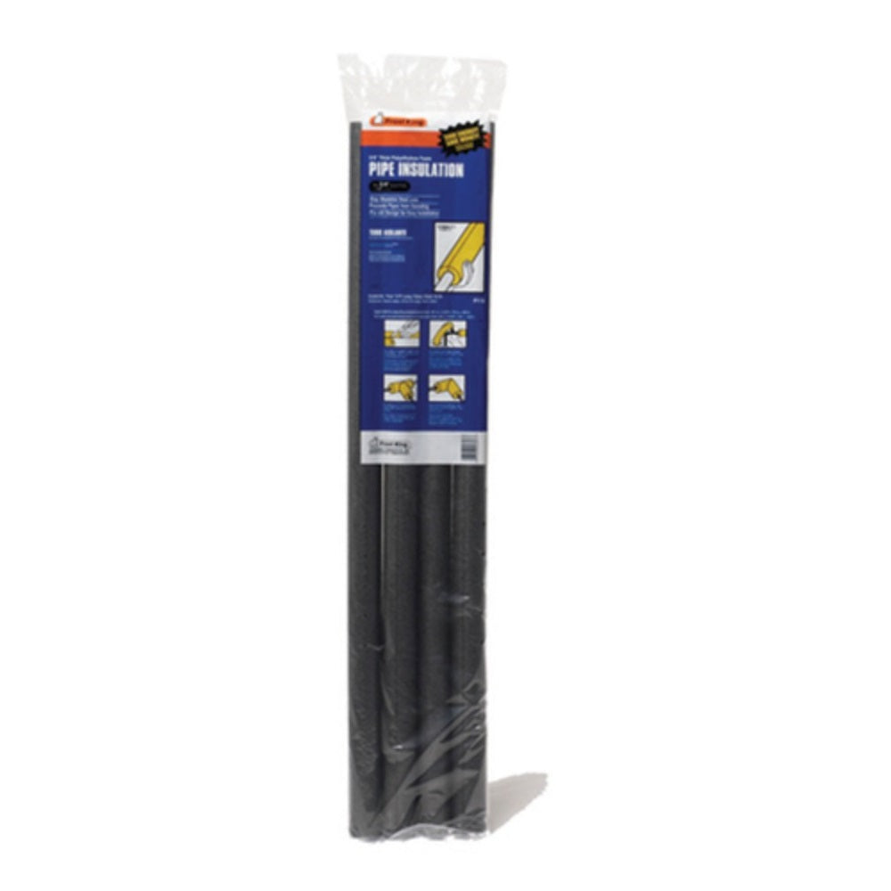 Frost King P11 Tubular Foam Pipe Insulation, Black