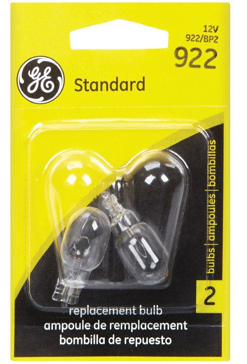 GE 23027 Miniature Automotive Bulb, 12 Volt