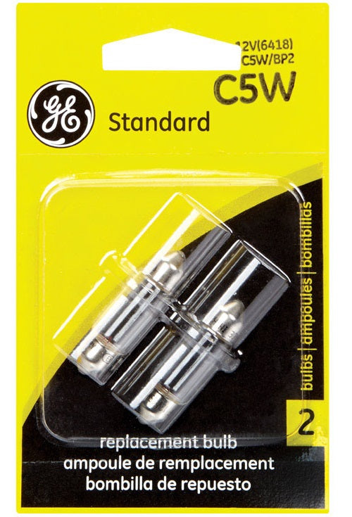 GE 23312 Miniature Automotive Light Bulb, 12 Volt