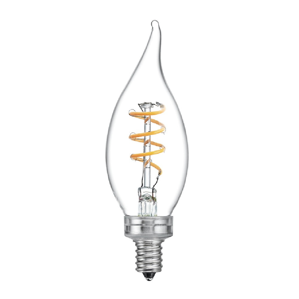 GE 36486 Vintage CAC E12 Filament LED Bulb, Clear
