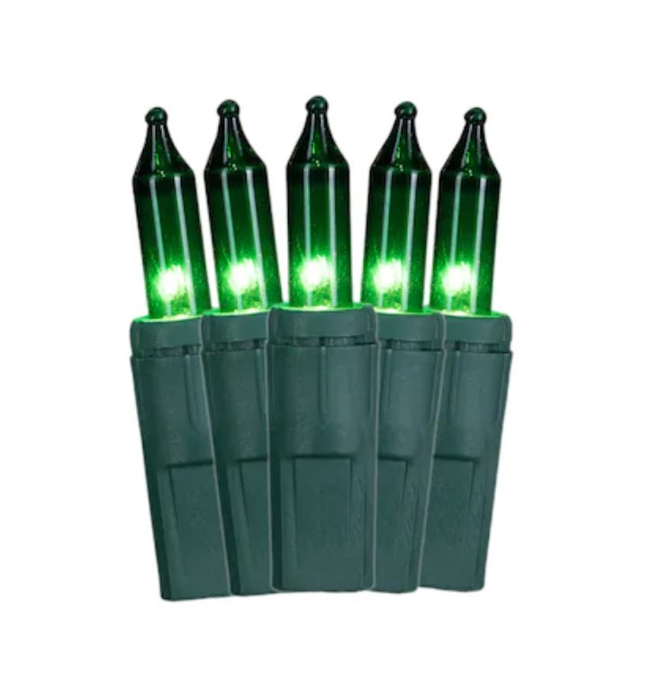 GE 64423 String A Long Mini Light Set, Green