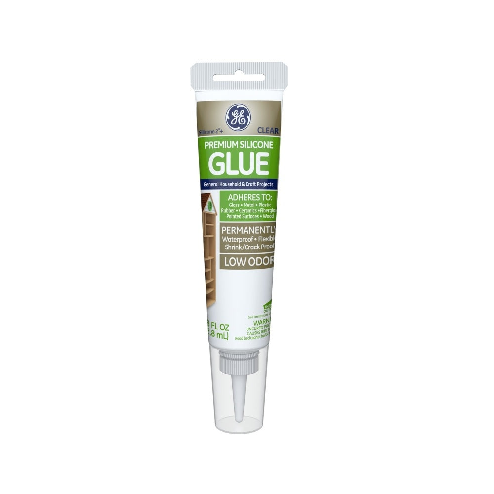 GE GE280 Silicone 2 Premium Silicone Glue, 2.8 Ounce