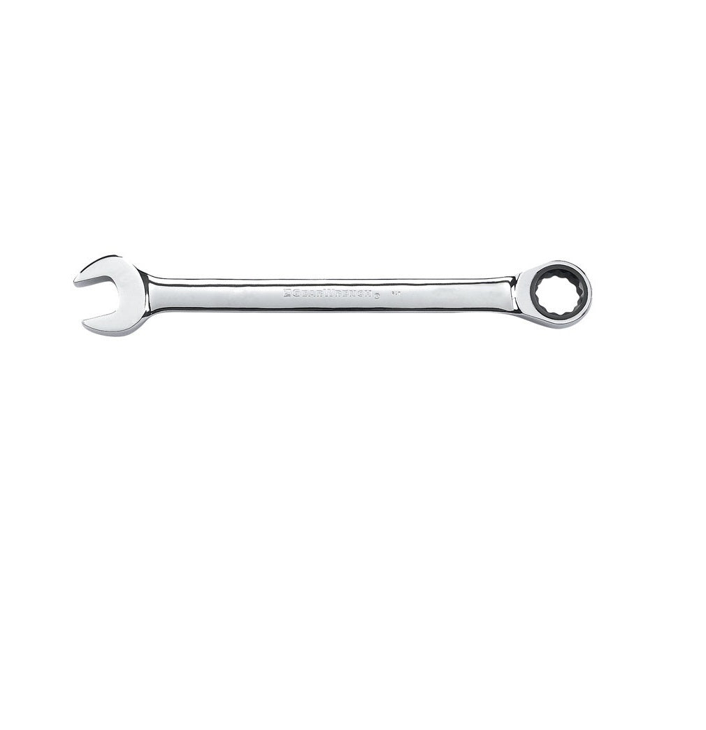GearWrench 86943 Ratcheting Combination Wrench, Alloy Steel, 3/8 inch