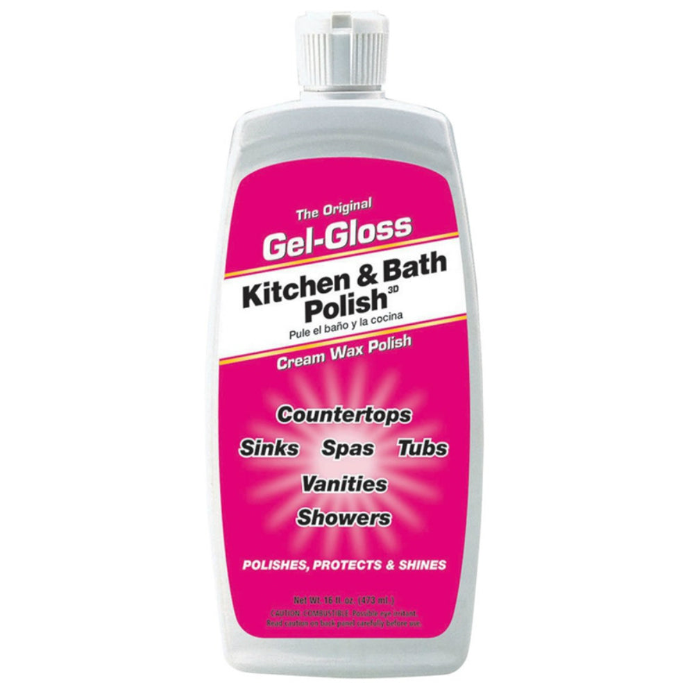 Gel Gloss GG-1 Kitchen & Bath Cleaner & Polish, 16 Oz