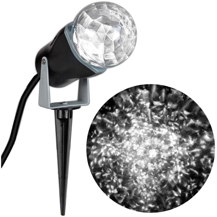 Gemmy 35074 Outdoor Kaleidoscope LED Spotlight, White