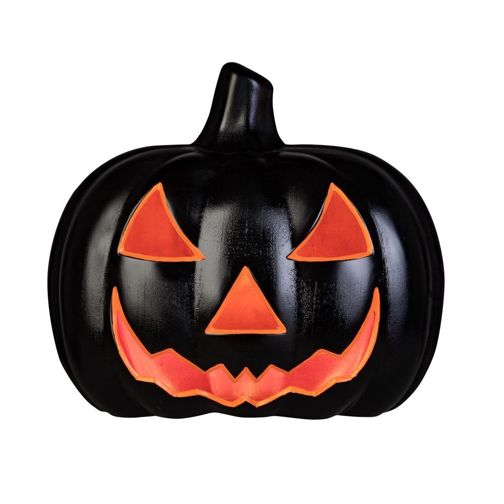 Gemmy 551016 LED Halloween Scary Pumpkin Blow Mold, 17 Inch