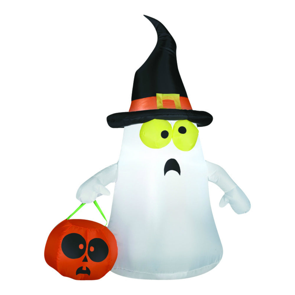 Gemmy 63975 Airblown Witch Ghost Halloween Decoration, 4 Ft