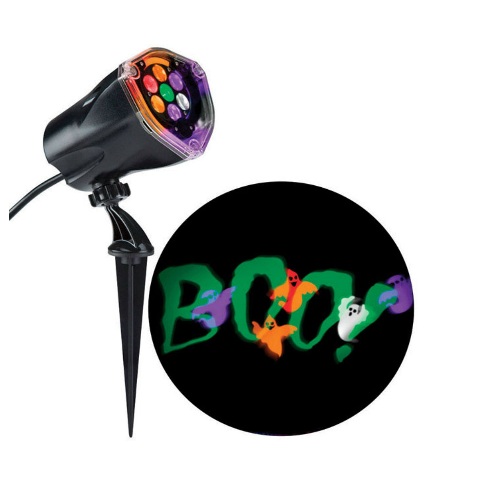 Gemmy 74294 Whirl-A-Motion Static Boo Lightshow Projector, Green