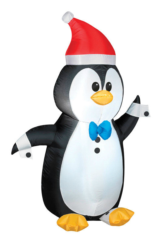 Gemmy 88305 Airblown Tuxedo Penguin Inflatable, Fabric