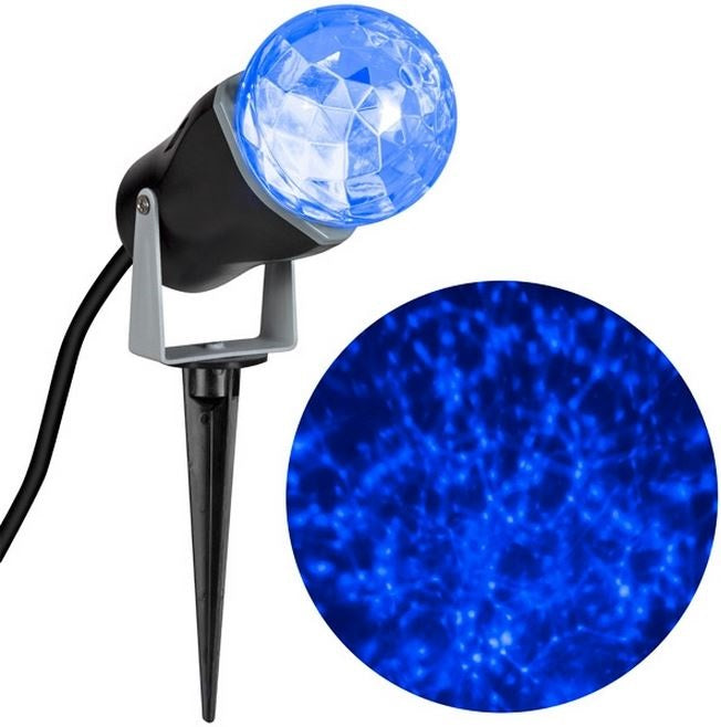 Gemmy 88619 Outdoor Kaleidoscope LED Spotlight, Blue