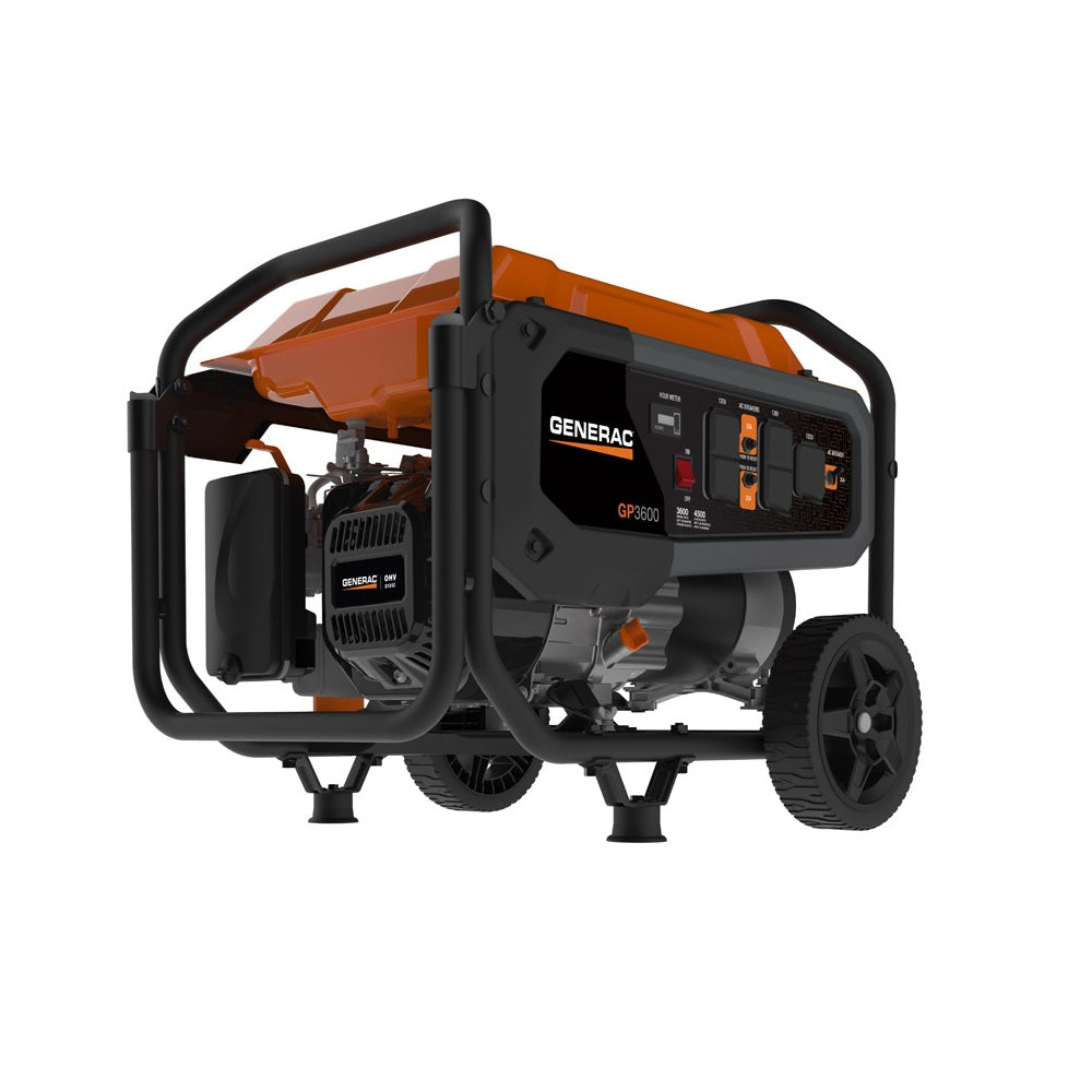 Generac 7678 GP Series Portable Generator, 3600 Watts, 120 Volt