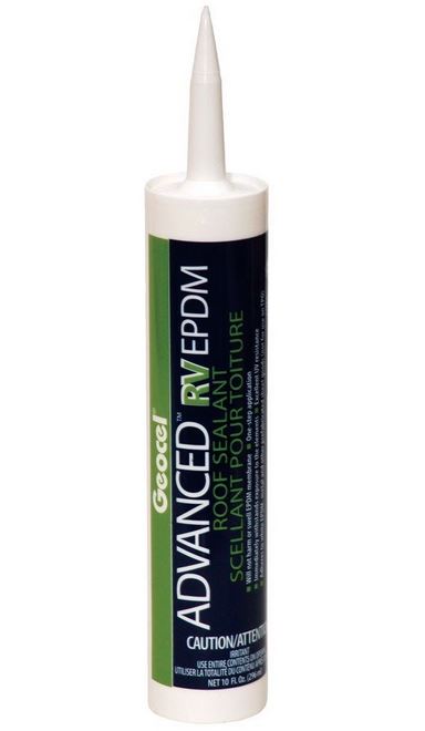 Geocel 56801 Advanced RV EPDM Roof Sealant, White, 10 Oz.