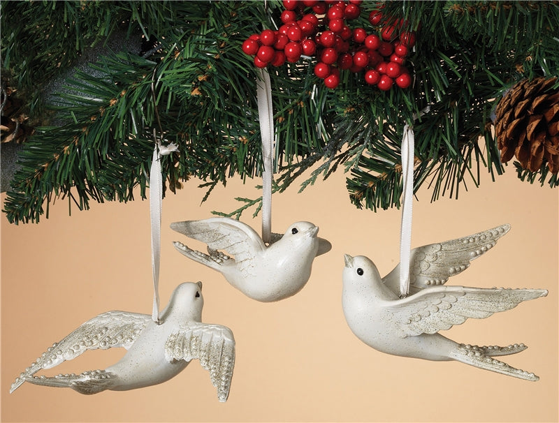 Gerson 2354570 Flying Bird Hanging Christmas Ornament, 5.9" L