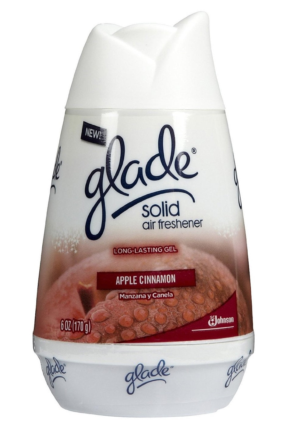 Glade 71697 Solid Air Freshener, Apple Cinnamon, 6 Oz.