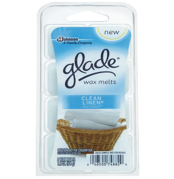 Glade 75764 Air Freshener Wax Melts, Clean Linen