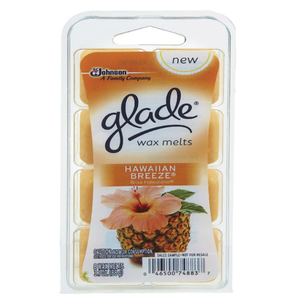 Glade 75765 Air Freshener Wax Melts, Hawaiian Breeze
