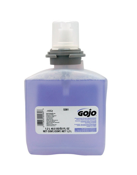 Go-Jo 5361 Premium Foam Handwash with Skin Conditioners, 40.5 Oz.