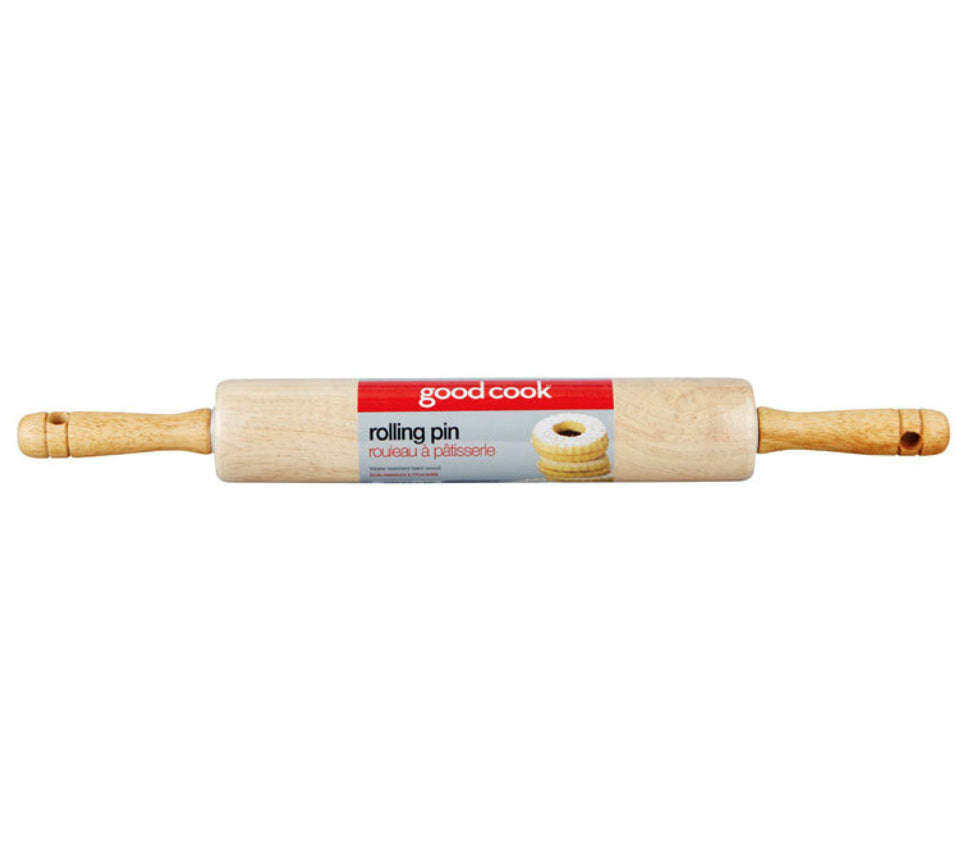 Good Cook 23830 Rolling Pin, 10", Wood